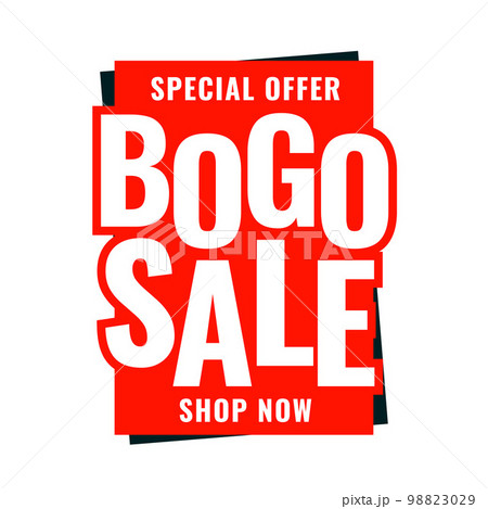 special bogo sale offer background design 98823029