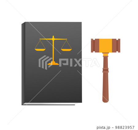 Law and justice scenes. Auction and judgment.のイラスト素材 [98823957] - PIXTA