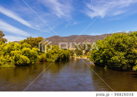 Vic NSW Border in Australia 98826038