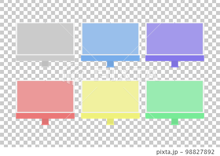 デスクトップパソコンのイラスト 98827892