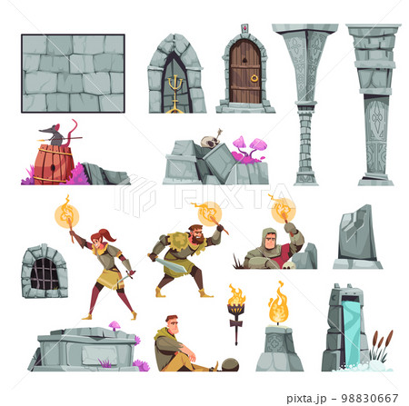 Medieval Castle Set 98830667