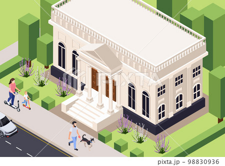 Classic Architecture Building Composition 98830936