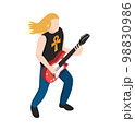 Rock Guitar Player Composition 98830986