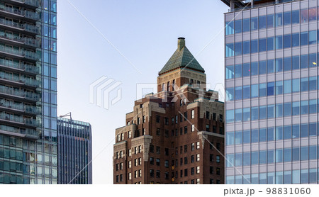 Highrise Buildings in Coal Harbour, Downtown Vancouver, British Columbia, Canada. Highrise Buildings in Coal Harbour, Downtown Vancouver, British Columbia, Canada. 98831060