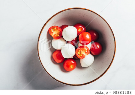 Freshly made italian salad caprese 98831288