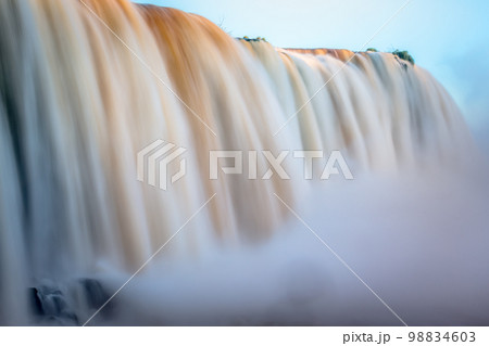 Iguacu falls on Argentina Side from southern Brazil side, South America 98834603