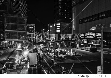 広島駅　南口バスターミナル　広島県広島市 98834946