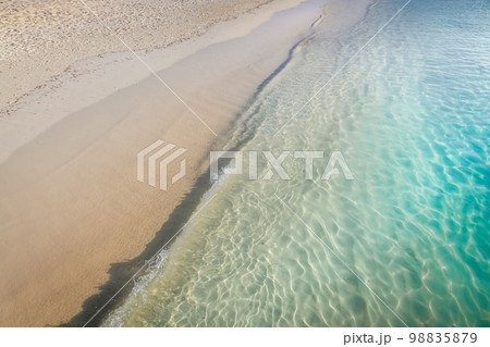 Palm Beach on Aruba island in the Caribbean Sea, Dutch Antilles Palm Beach on Aruba island in the Caribbean Sea, Dutch Antilles 98835879