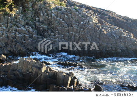 爪木崎の柱状節理、俵磯 爪木崎の柱状節理、俵磯 98836357