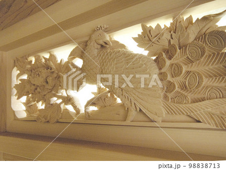 和風住宅の欄間 98838713
