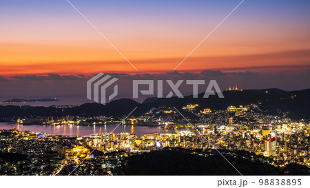 長崎市・夕景 長崎市・夕景 98838895