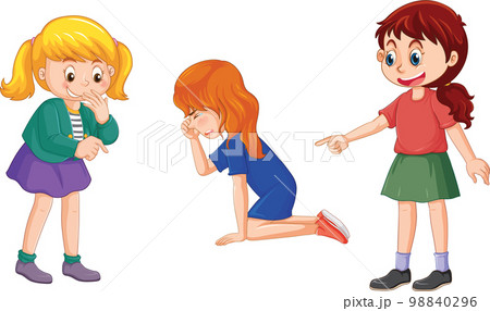 A girl abused by other kids 98840296
