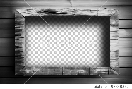 木紋木紋復古相框相框額頭古董背景素材野營戶外 98840882