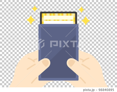 トレーディングカードのオリパ開封のイラスト 98840895