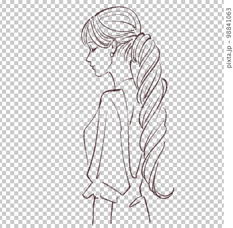 女性插畫素材 女性插畫素材 98841063