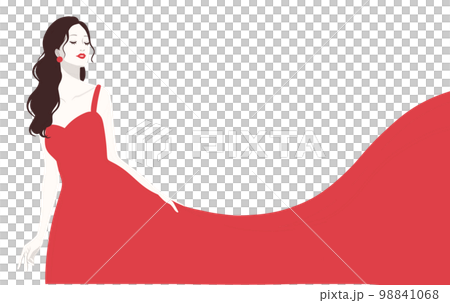 女性插畫素材 98841068