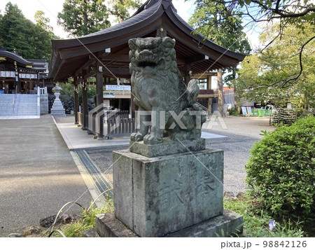 埼玉県日高市の神社、高麗神社の阿の狛犬です。 埼玉県日高市の神社、高麗神社の阿の狛犬です。 98842126