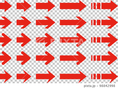 赤い矢印の25種類セット 98842998