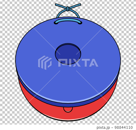 カスタネット斜め上のイラスト カスタネット斜め上のイラスト 98844110