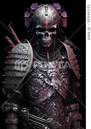 甲冑に身を包んだドクロの騎士　モンスター「AI生成画像」 98844241