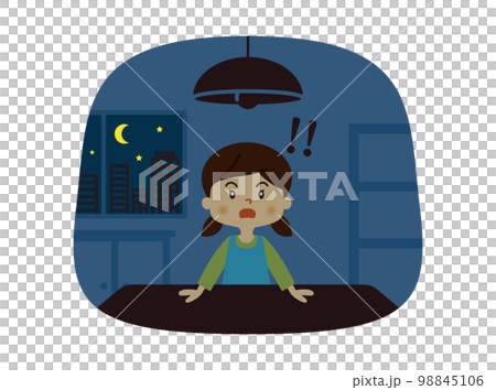 Power outage illustration Power outage illustration 98845106