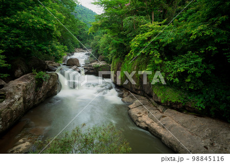 Waterfall, Landscape - Scenery, Nature, Forest, Scenics - Nature 98845116