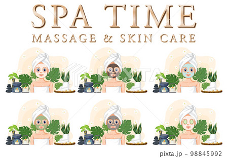 Luxury spa poster template design Luxury spa poster template design 98845992