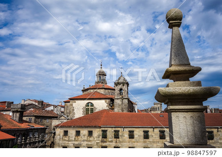 Santiago de Compostela view from the Cathedral, Galicia, Spain Santiago de Compostela view from the Cathedral, Galicia, Spain 98847597