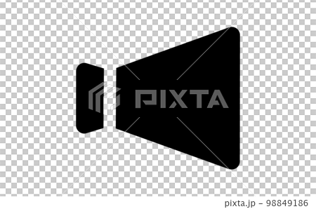 音量や通知をイメージしたアイコン02 音量や通知をイメージしたアイコン02 98849186
