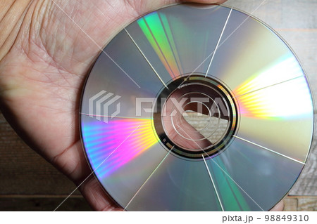 カッターで傷をつけたCD カッターで傷をつけたCD 98849310