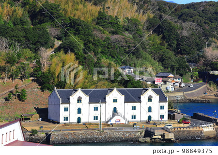 【長崎県】晴天の平戸オランダ商館 98849375