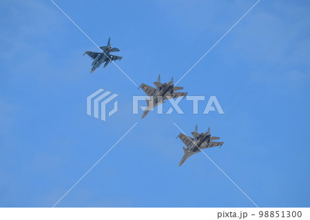 インド空軍スホーイSu-30MKI&航空自衛隊F-2A編隊 98851300