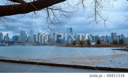 Vancouver skyline - view from Stanley Park Vancouver skyline - view from Stanley Park 98851336