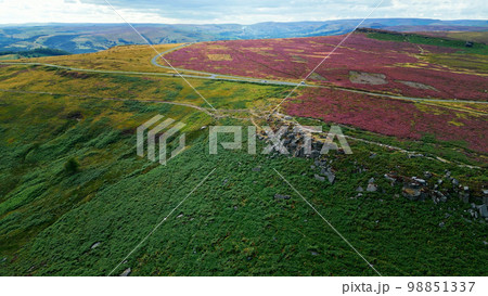 Peak District National Park - aerial view - travel photography Peak District National Park - aerial view - travel photography 98851337