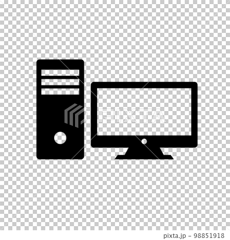 Computer and server icons. internet or web. vector. Computer and server icons. internet or web. vector. 98851918