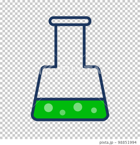 Chemical experiment flask icon. vector. Chemical experiment flask icon. vector. 98851994
