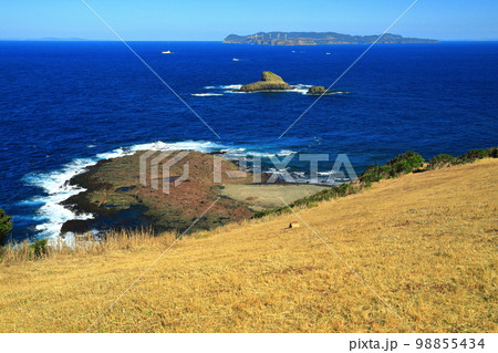 【長崎県】生月島の大バエ灯台からの眺望 98855434