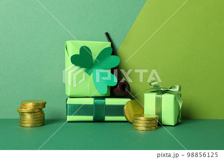 Concept of St. Patrick's Day, accessories for St. Patrick's Day Concept of St. Patrick's Day, accessories for St. Patrick's Day 98856125