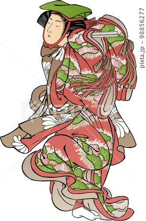 浮世絵 踊る女性 その6 浮世絵 踊る女性 その6 98856277