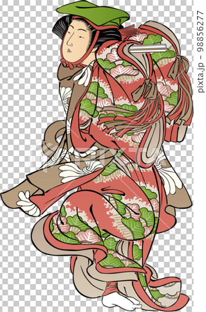 浮世絵 踊る女性 その6 浮世絵 踊る女性 その6 98856277