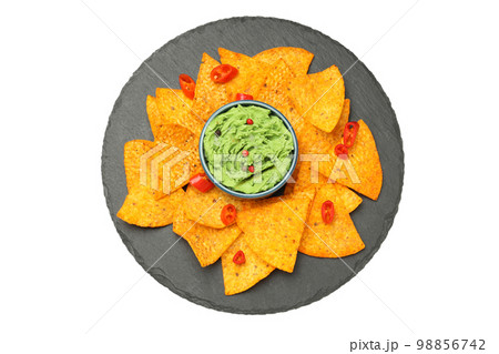 Concept of Mexico food, isolated on white background Concept of Mexico food, isolated on white background 98856742