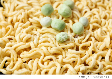 Concept of instant food, tasty instant noodles Concept of instant food, tasty instant noodles 98856743