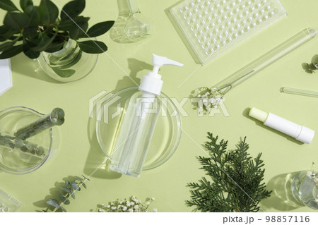 Concept of bodycare, beauty products, top view 98857116
