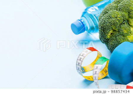 Fitness and healthy diet 98857434