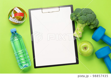 Fitness and healthy diet 98857435
