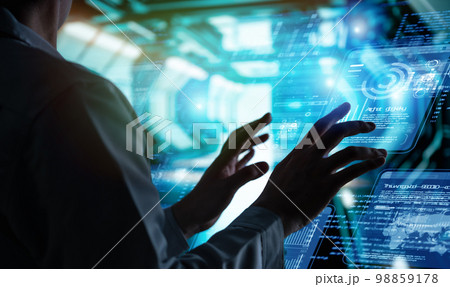 バーチャルなホログラム 98859178