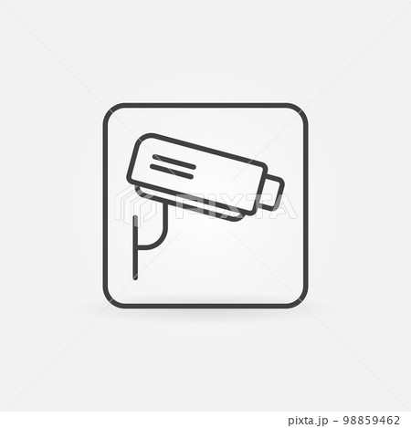 CCTV vector outline concept icon or symbol 98859462