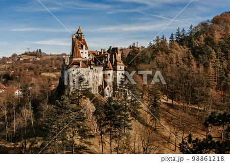 Medieval Dracula Bran Castle in Transylvania 98861218