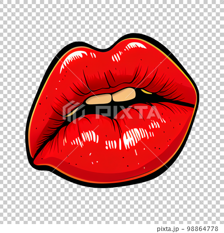 Red Lips Illustration - Free Stock Photo by Nika Akin on Stockvault.net