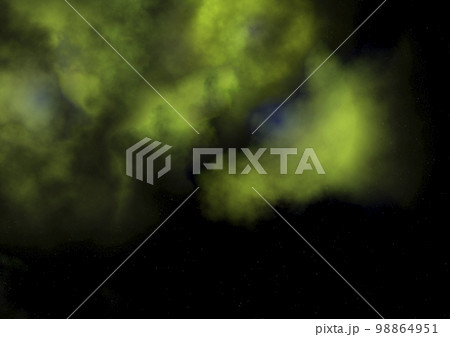 Far being shone nebula and star field against space. 98864951